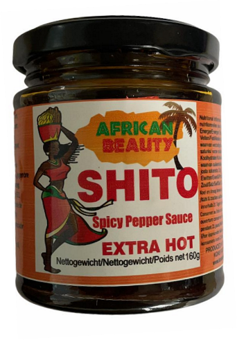 Ingredients Ghana's Choice Shito Hot Pepper Sauce 315ml - Good Ideal Gift  for Men and Women - Sous Chef Online Shop